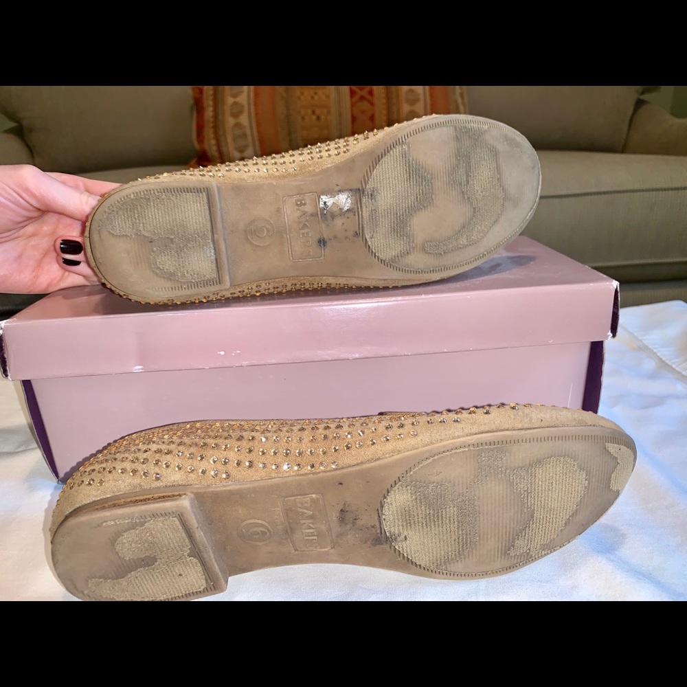 Bakers Gold Rhinestone Flat - Picture 5 of 5